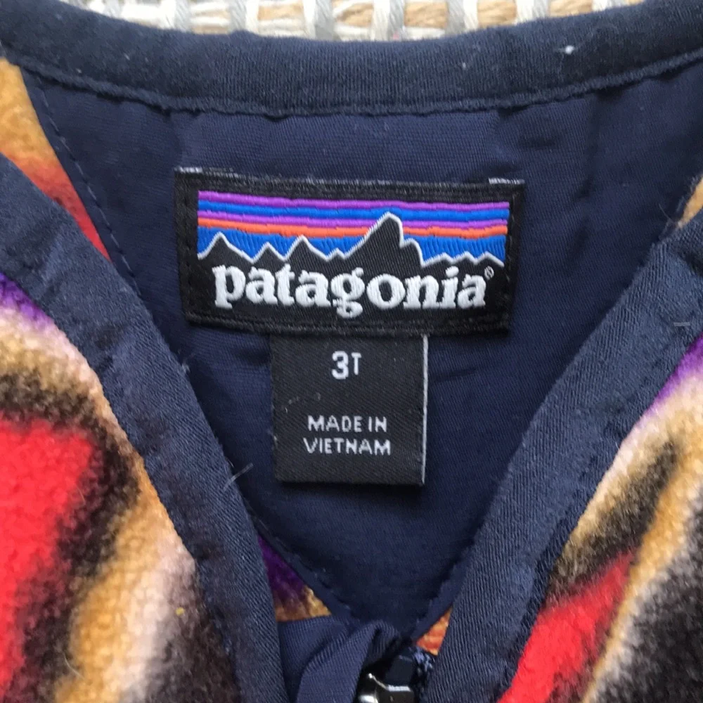 Patagonia Patched Jumpsuit (size 3T)